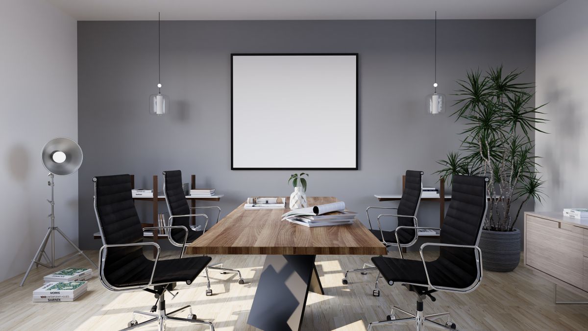 Florham Park, NJ Office Cleaning Services Clean modern conference room after office cleaning in Florham Park, NJ